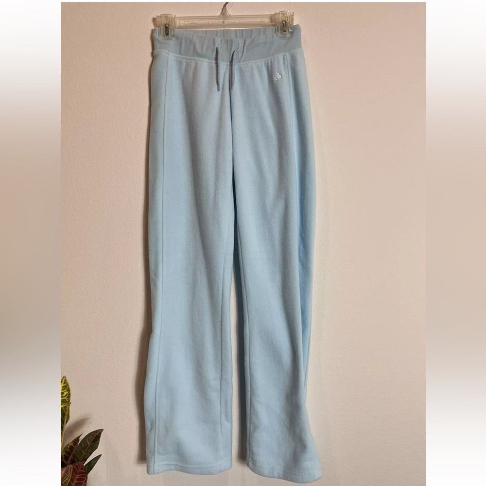 Southpole Size Small Sky Blue basic fleece Pants Long Wide Leg.
